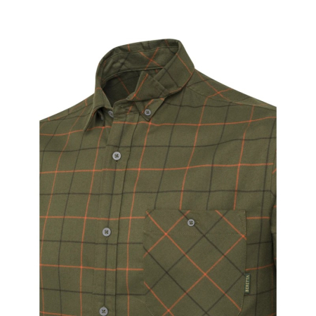 Koszula BERETTA Jargo Stretch Shirt Green Pumpkin Check